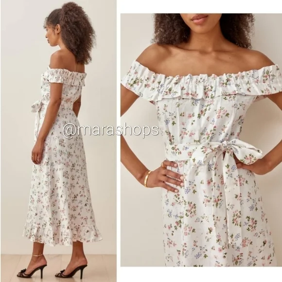 Reformation Sycamore Linen Dress